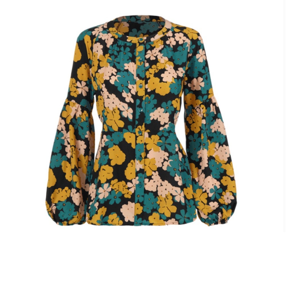 Cabi Favorite Blouse Floral Women's Top